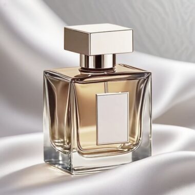 Unique custom luxury transparent men’s glass perfume bottle