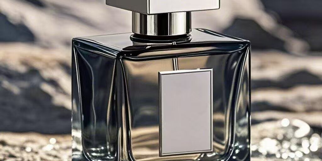 Unique custom luxury transparent men’s glass perfume bottle