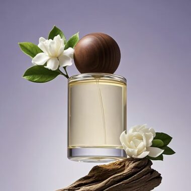 Clear cylindrical refillable glass perfume bottle with pump spray