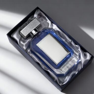 Gradient hexagon glass perfume bottle 50ml 100ml design