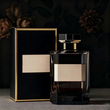 Unique luxury irregular custom glass perfume bottle design