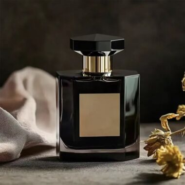 Luxury irregular-shaped creative glass perfume bottle design