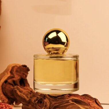 Best-selling luxury empty clear glass perfume bottle design