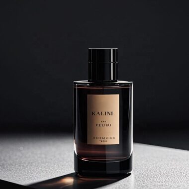 Luxury empty glass perfume bottle in multiple capacities