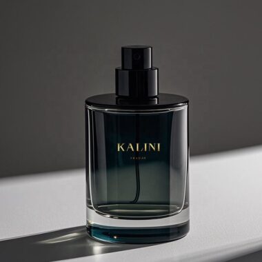 Luxury empty glass perfume bottle in multiple capacities