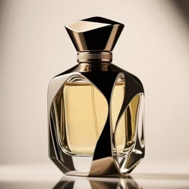 Premium luxury fashion-style clear glass perfume bottle design