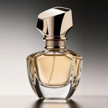 Premium luxury fashion-style clear glass perfume bottle design