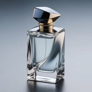 Premium luxury fashion-style clear glass perfume bottle design