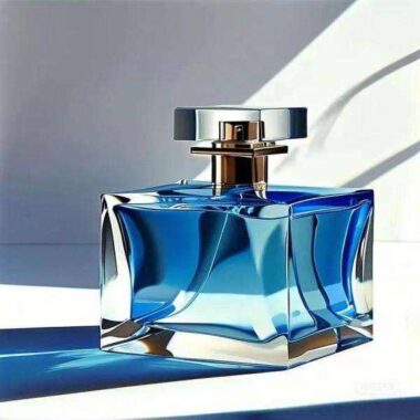 Premium luxury fashion-style clear glass perfume bottle design