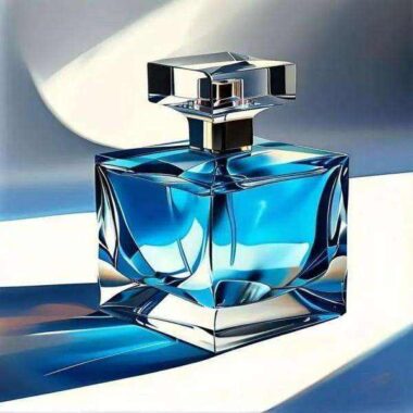 Premium luxury fashion-style clear glass perfume bottle design