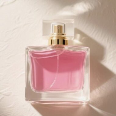 Elegant luxury glass perfume bottle for premium scents