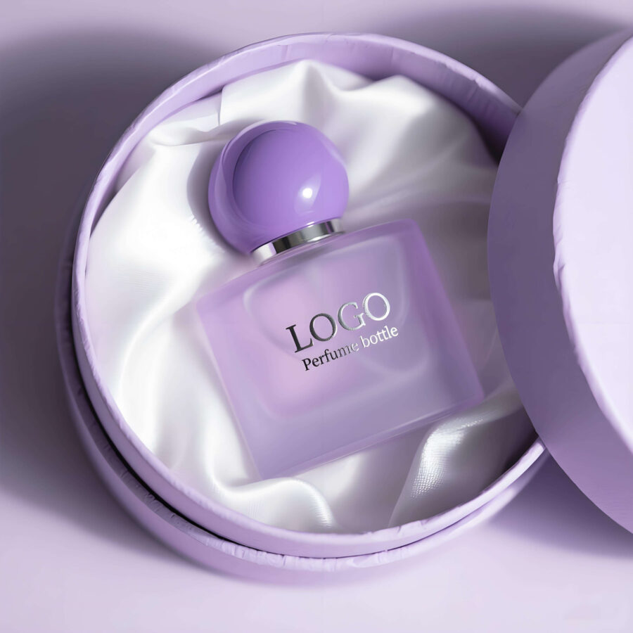 Luxury glass perfume bottle in 10ml to 100ml capacity range