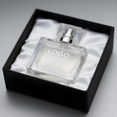 Luxury glass perfume bottle in 10ml to 100ml capacity range