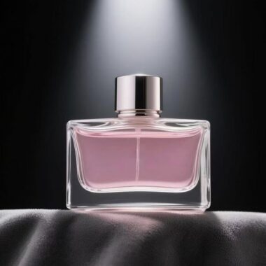Elegant luxury glass perfume bottle for premium scents