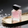 Elegant luxury glass perfume bottle for premium scents