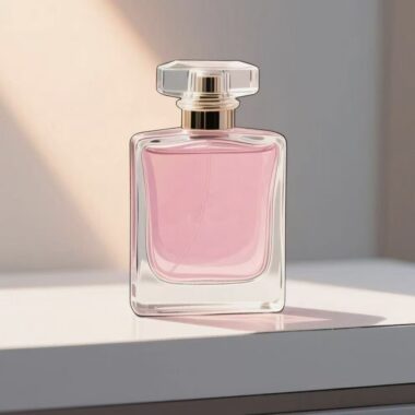 Elegant luxury glass perfume bottle for premium scents