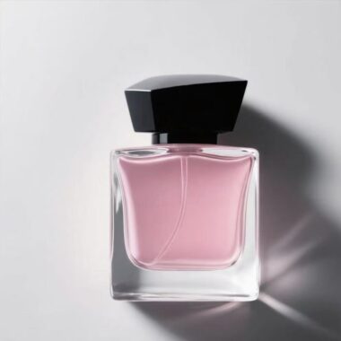 Elegant luxury glass perfume bottle for premium scents