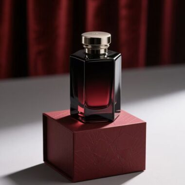 High-end luxury glass perfume bottle with mist sprayer