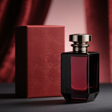 High-end luxury glass perfume bottle with mist sprayer