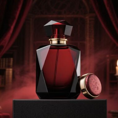 High-end luxury glass perfume bottle with mist sprayer