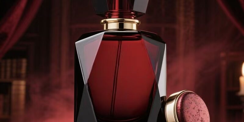 High-end luxury glass perfume bottle with mist sprayer