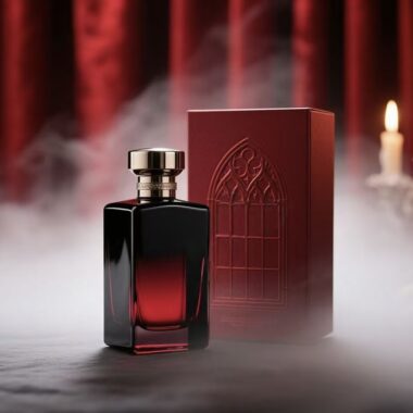 High-end luxury glass perfume bottle with mist sprayer