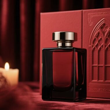 High-end luxury glass perfume bottle with mist sprayer