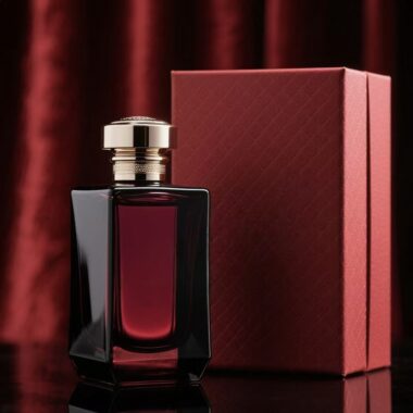 High-end luxury glass perfume bottle with mist sprayer