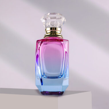 Luxury gradient spray premium glass perfume bottle design