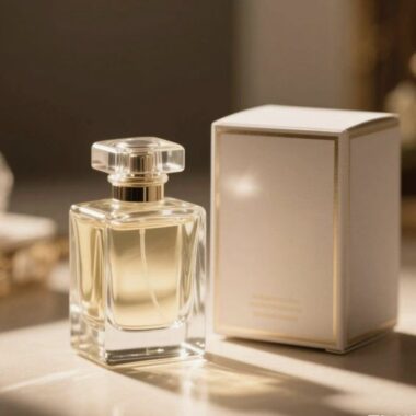 Luxury packaging glass perfume bottle for premium branding