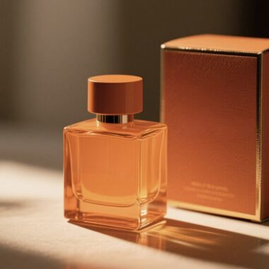 Luxury packaging glass perfume bottle for premium branding