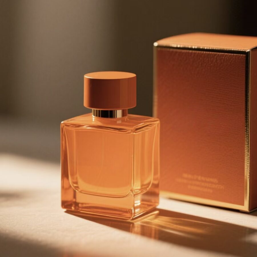 Luxury packaging glass perfume bottle for premium branding