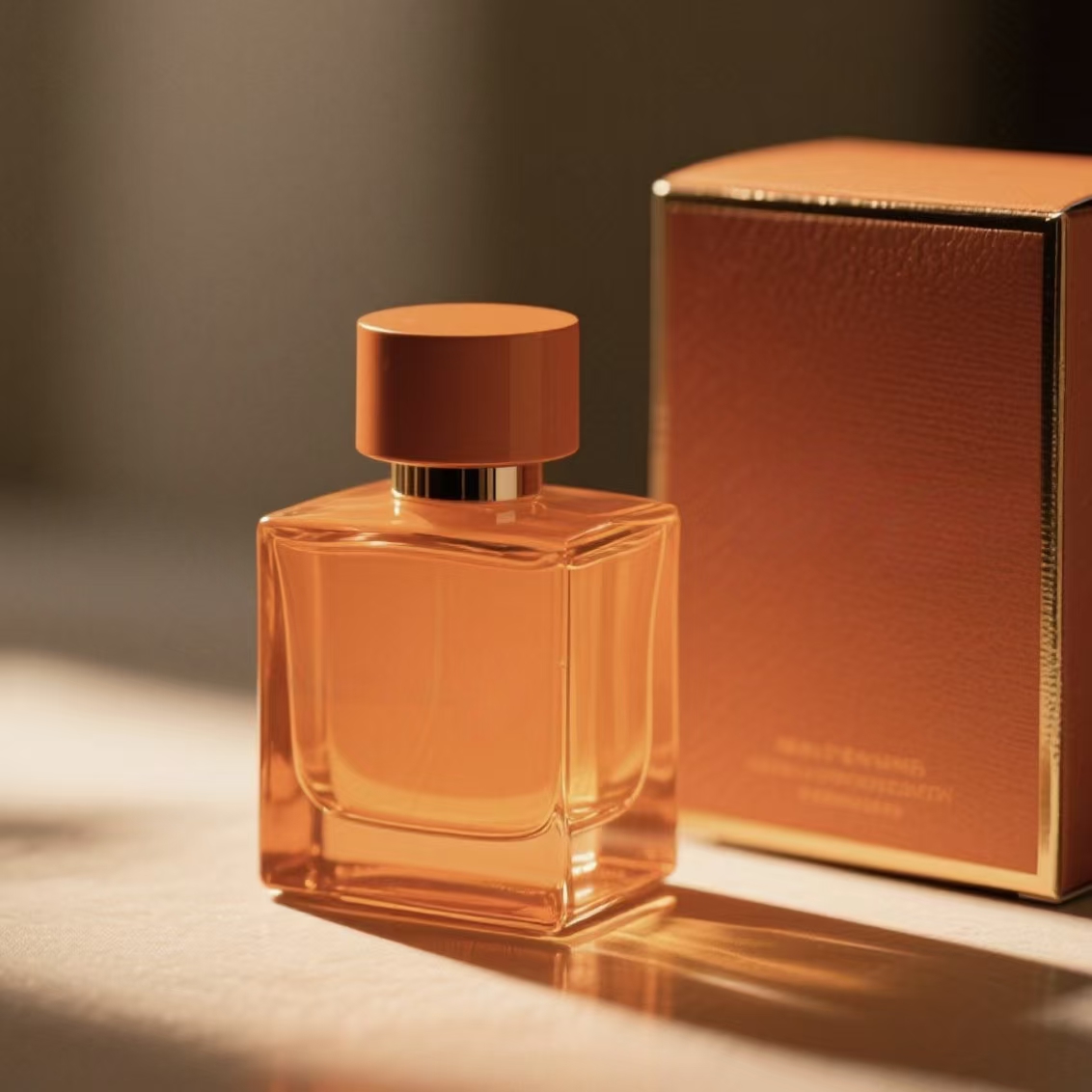 Luxury packaging glass perfume bottle for premium branding