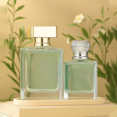 Luxury packaging glass perfume bottle for premium branding