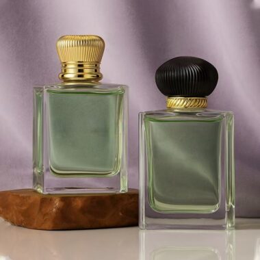 Luxury packaging glass perfume bottle for premium branding