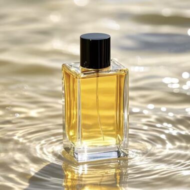 Custom luxury square empty pump glass perfume bottle design