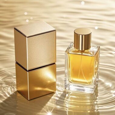 Custom luxury square empty pump glass perfume bottle design