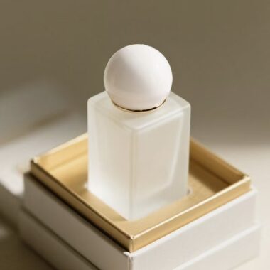 Modern frosted glass perfume bottle with high-quality sprayer