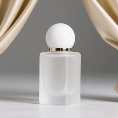 Modern frosted glass perfume bottle with high-quality sprayer