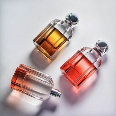 100ml multicolor luxury glass perfume bottle design