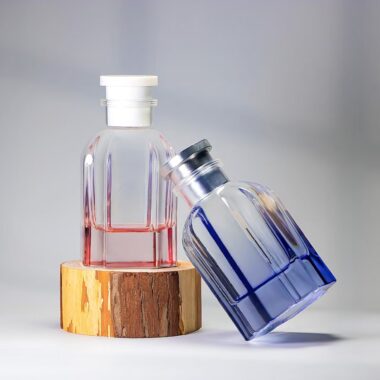 100ml multicolor luxury glass perfume bottle design