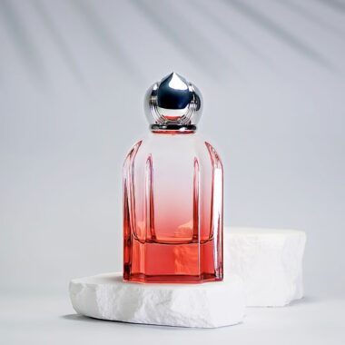 100ml multicolor luxury glass perfume bottle design