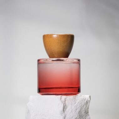 Custom 50ml gradient personalized premium glass perfume bottle