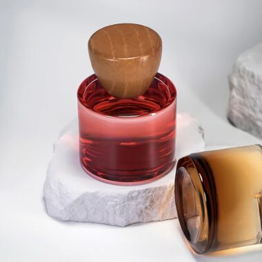 Custom 50ml gradient personalized premium glass perfume bottle