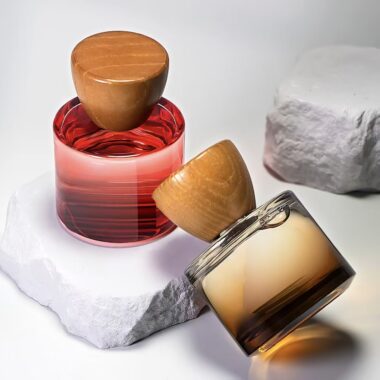 Custom 50ml gradient personalized premium glass perfume bottle