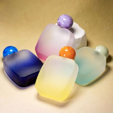 Premium clear 30ml 50ml 100ml glass perfume bottle design