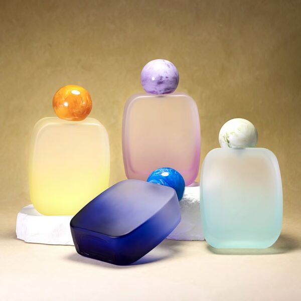 Premium clear 30ml 50ml 100ml glass perfume bottle design