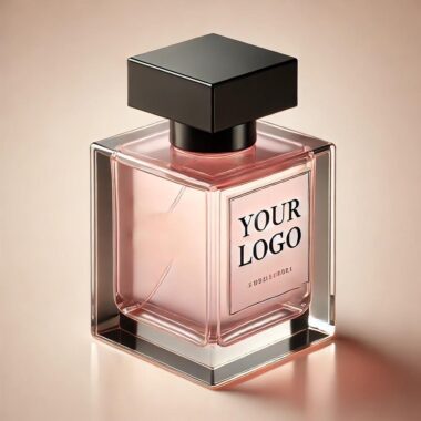 Custom private-label women’s glass perfume bottle design