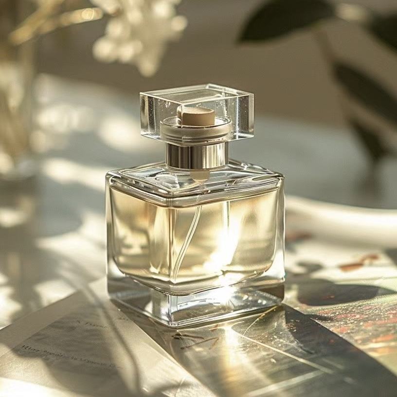 Custom private-label women’s glass perfume bottle design