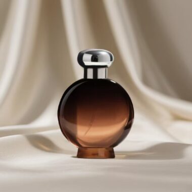 Professional design clear luxury glass perfume bottle